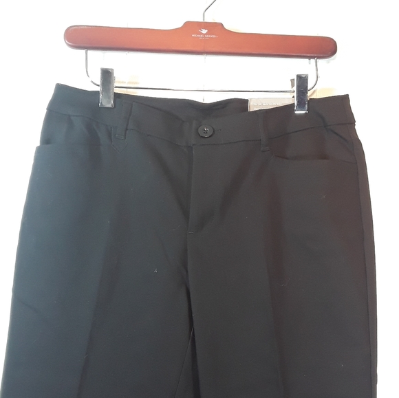 NWT straightleg uptown size 4 SHORT  black trouser pants - Picture 5 of 6